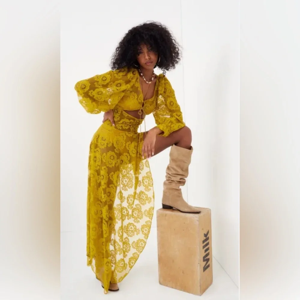 FOR LOVE & LEMONS ROBE TIANA - Picture 2 of 7
